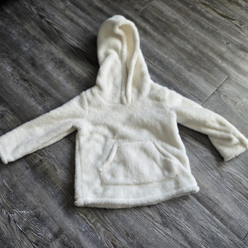 18M Girls Carter's Soft White Kids Hoodie
